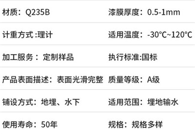 江西热浸塑钢质电缆保护管产品性能特点